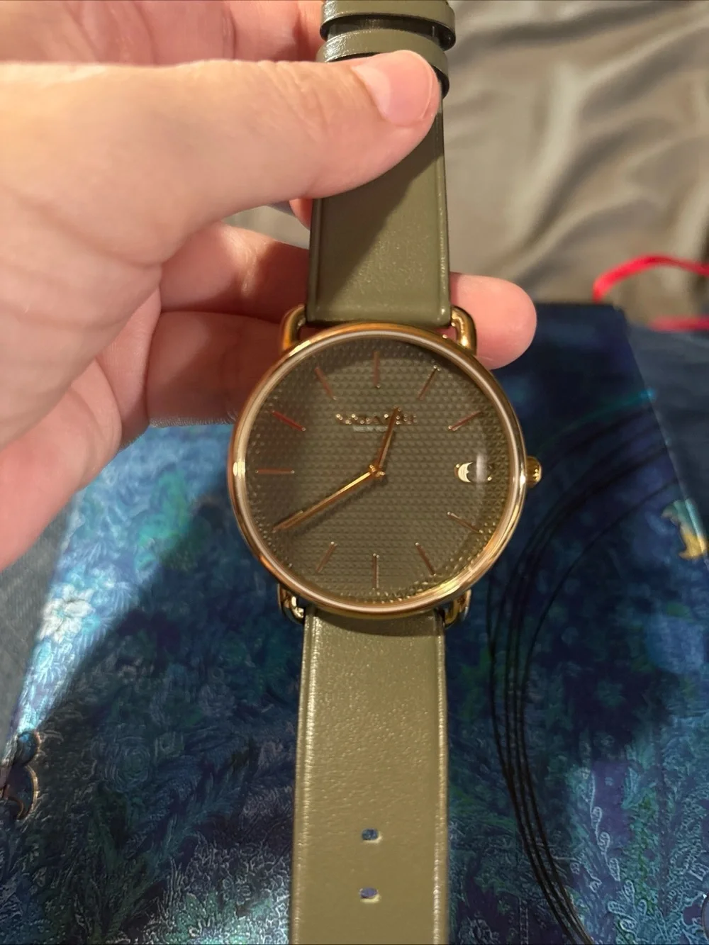 Coach sleek wristwatch